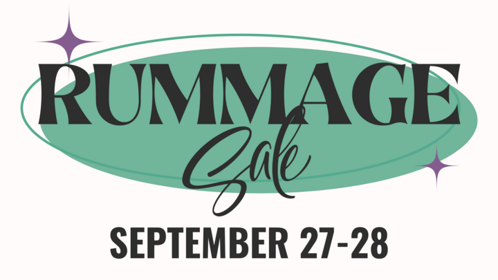 Rummage Sale Sept 27-28